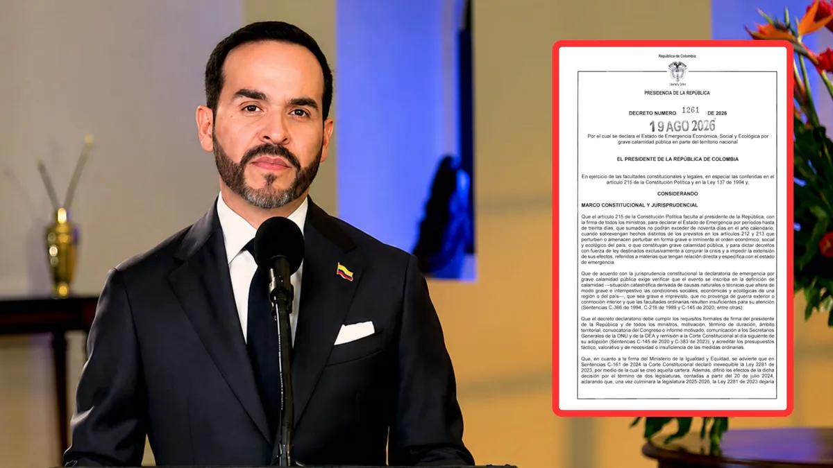 Abelardo de la Espriella ya firmó el decreto que declara el estado de emergencia económica y social en Colombia: este es el documento