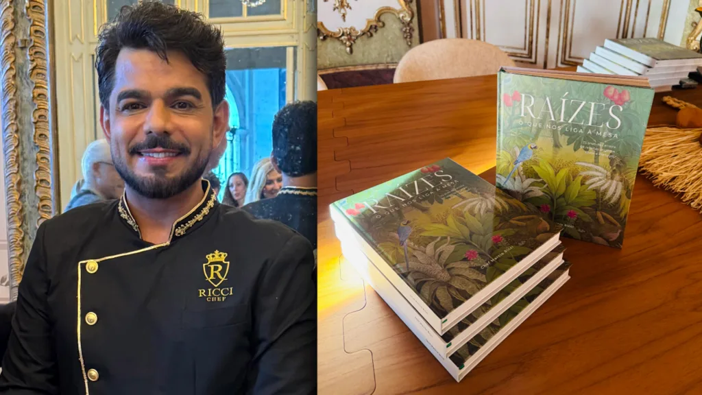 Chef brasileiro lança livro de receitas que celebram os laços gastronômicos entre Brasil e Portugal