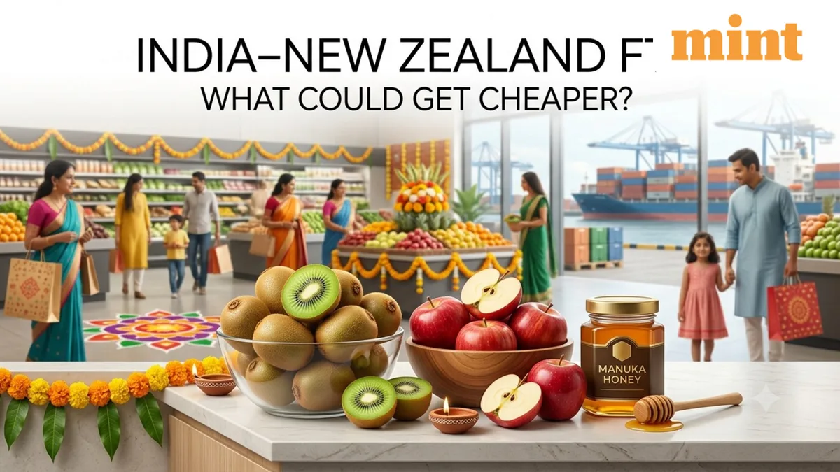 India-New Zealand FTA from 20 October: From kiwi to apples and honey, here's what could get cheaper for you