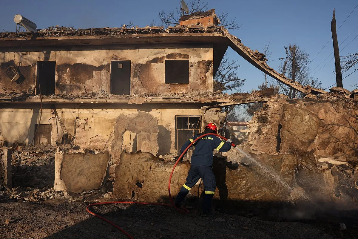 Incêndios atingem França, Bélgica e Grécia