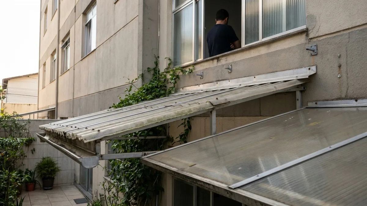 Casal instala película escura para ganhar privacidade e vizinho de prédio em frente reclama que reflexo do sol passou a atingir sua sala durante horas