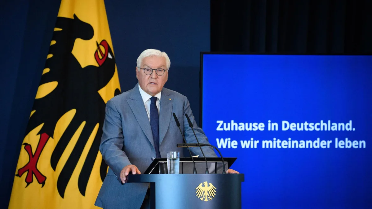 Rede über Zuwanderung - Steinmeier fordert Absage an völkische Ideologie