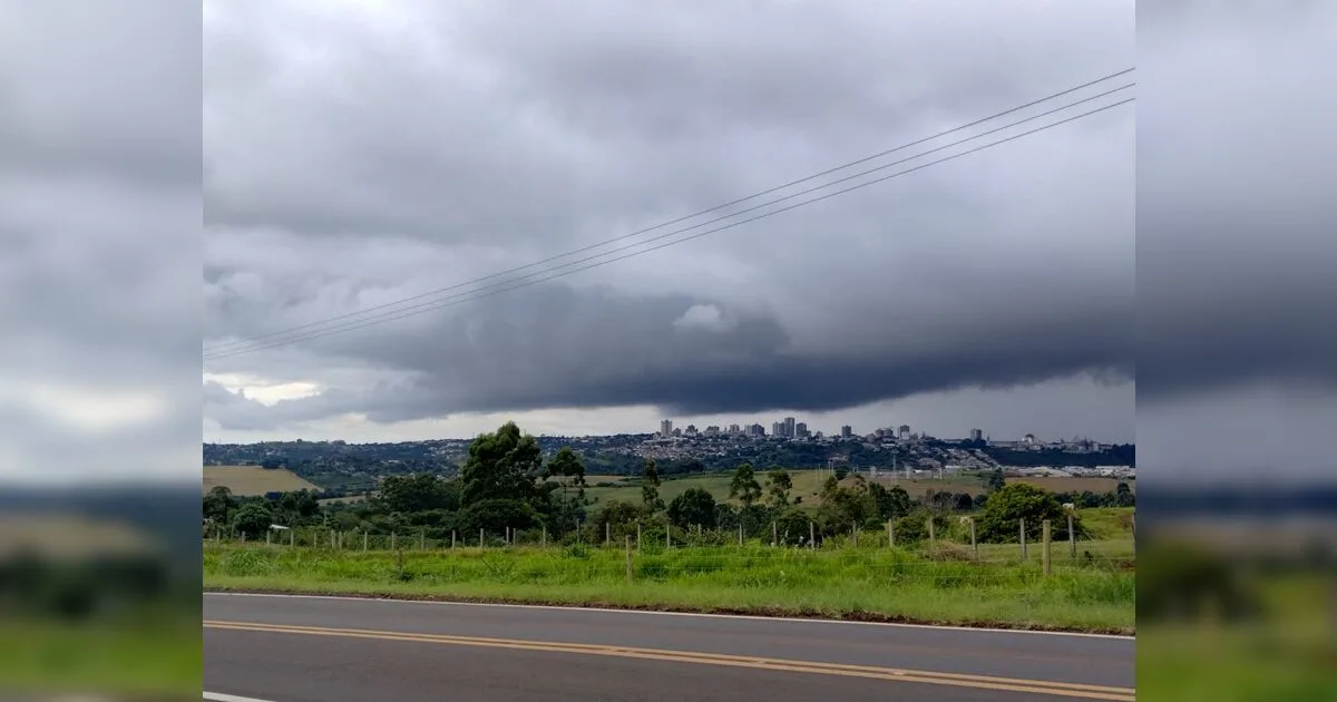 Apucarana pode ter temporais e rajadas de vento neste sábado, prevê Simepar
