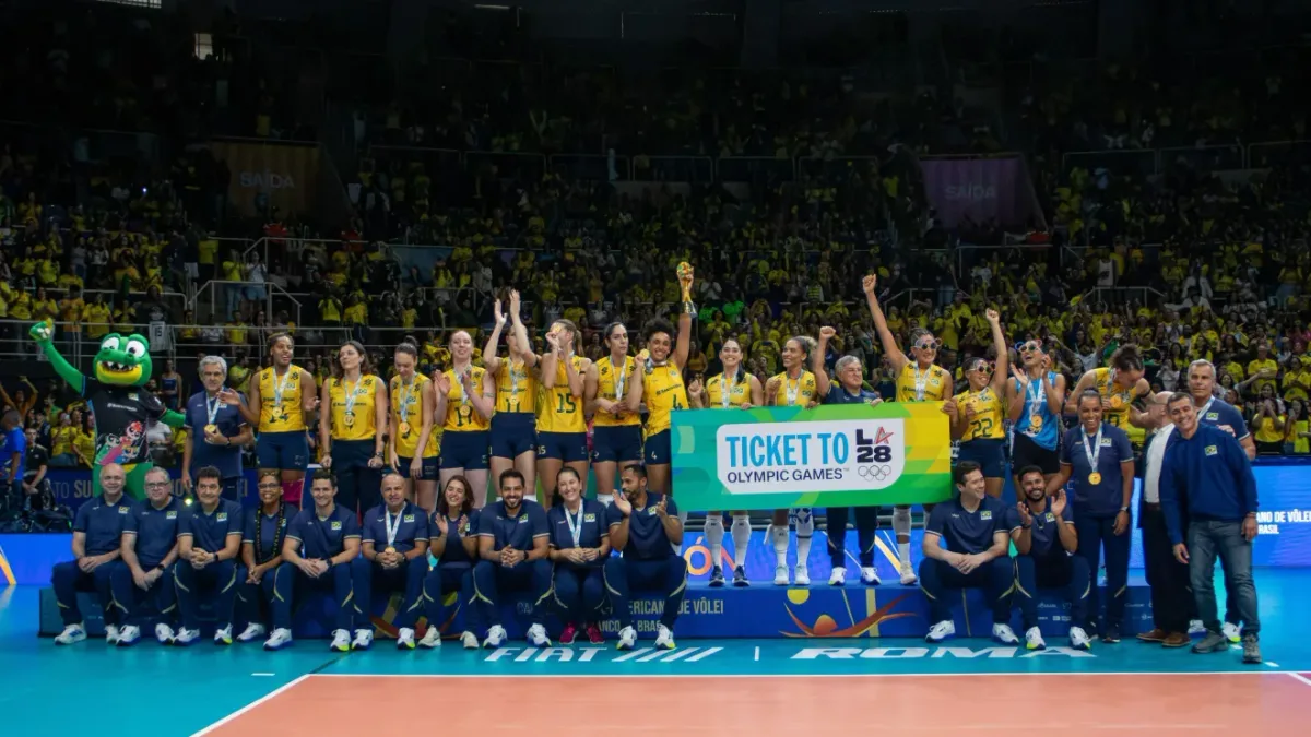 Brasil vence Argentina, conquista o Sul-americano e garante vaga nas Olímpiadas