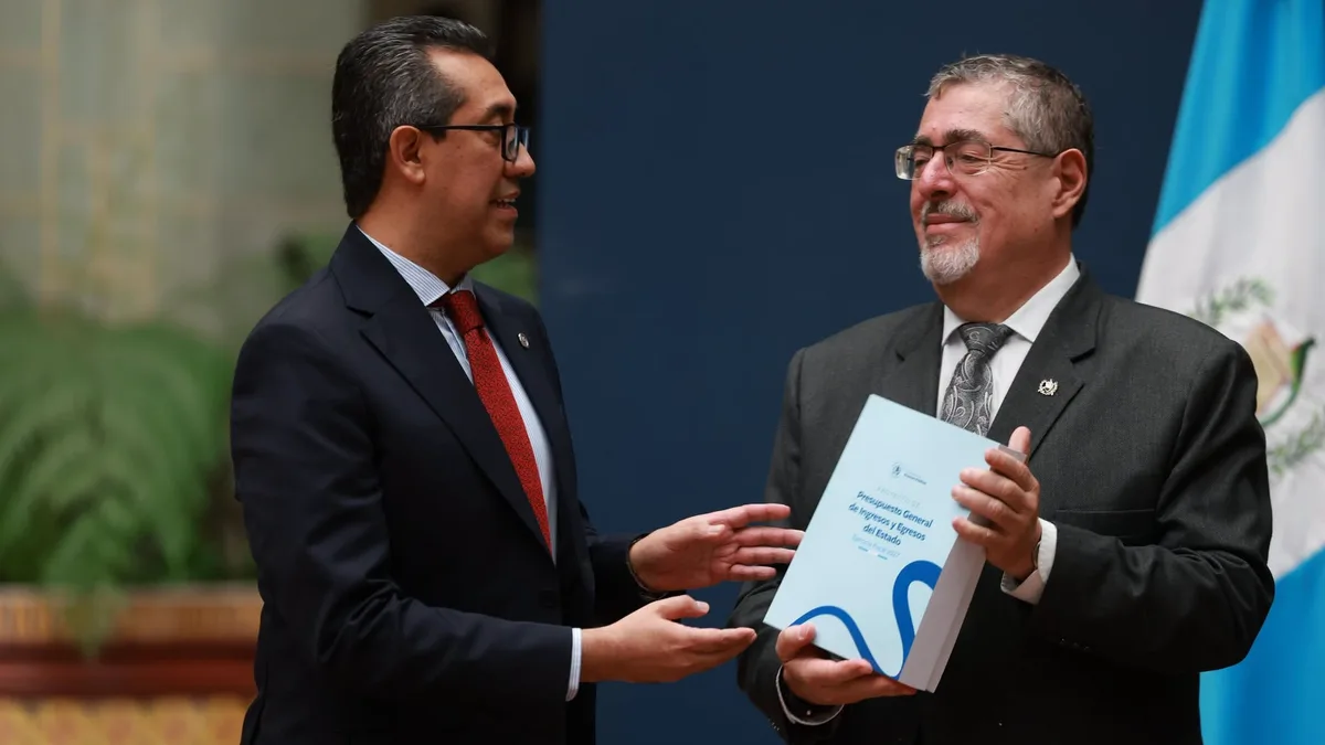 El Gobierno de Guatemala presenta su presupuesto de 2027 con un techo presupuestario de 192 mil 45 millones de quetzales (USD 25,170 millones)
