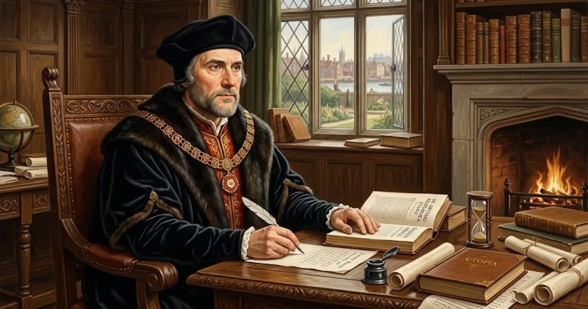 Thomas More, filósofo, sobre la jornada laboral: "Seis horas diarias bastarían y sobrarían para estar abastecidos abundantemente"