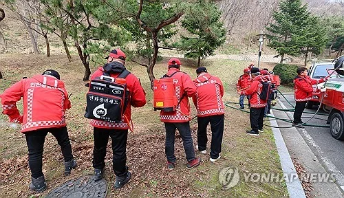 삼척시, 산불진화대 107명 배치…9월부터 운영