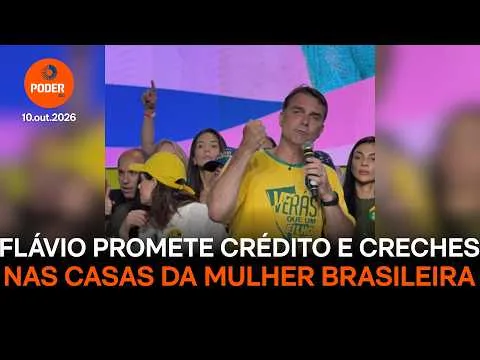 Flávio promete crédito e creches nas Casas da Mulher Brasileira