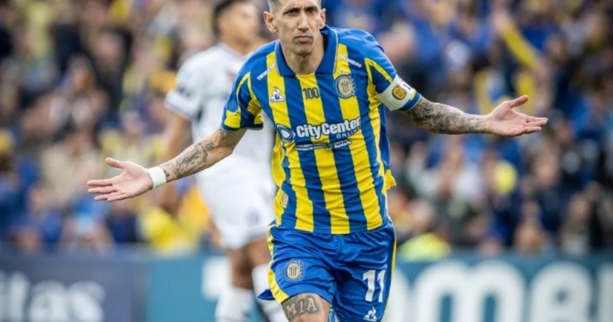 Penal para Rosario Central y gol de Ángel Di María