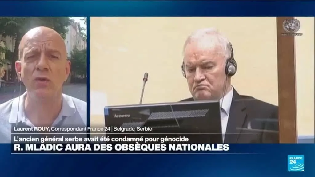 Serbie : R.Mladic, condamné pour génocide, enterré avec les honneurs nationaux