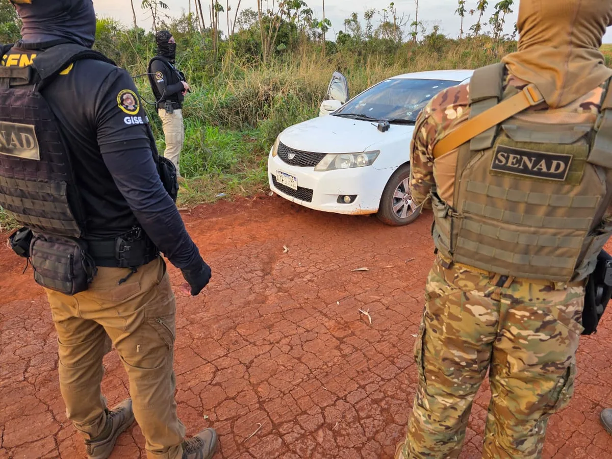 Senad mata 2 integrantes do bando de traficante mais procurado do Paraguai