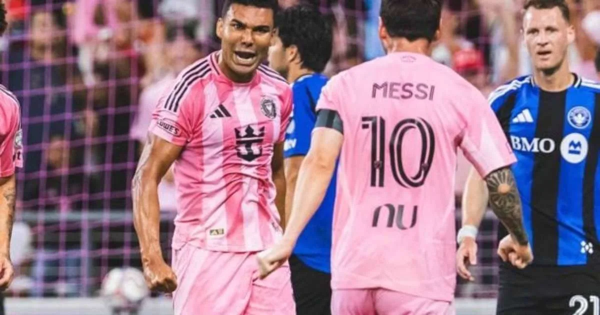 Casemiro desencanta pelo Inter Miami, mas Messi rouba a cena em 7 a 1