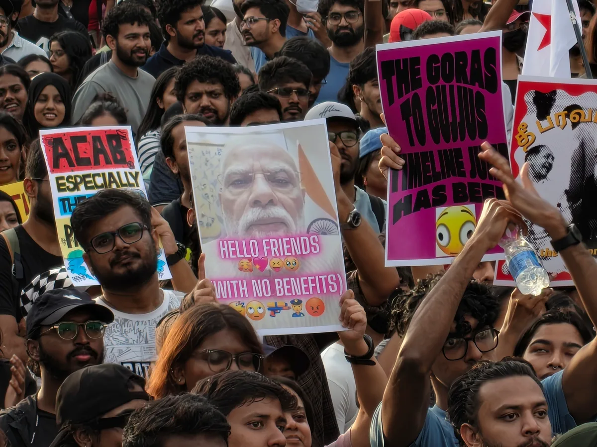 Modi cambia de piel para que la rebelión de la Generación Z de India no llegue a las urnas