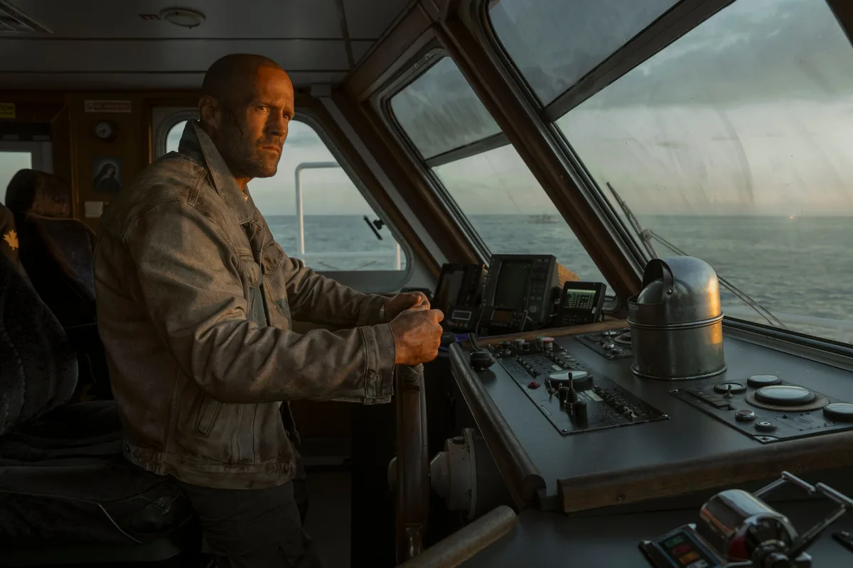 Jason Statham’s proficiency with a harpoon gun can’t save Mutiny, the multiple-choice equivalent of an action movie