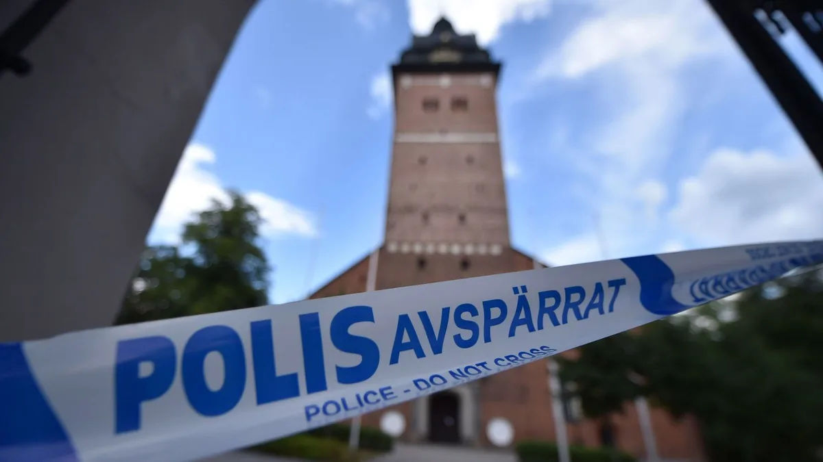 Detenido un hombre en Suecia tras entrar en un colegio y herir a varias personas con una espada