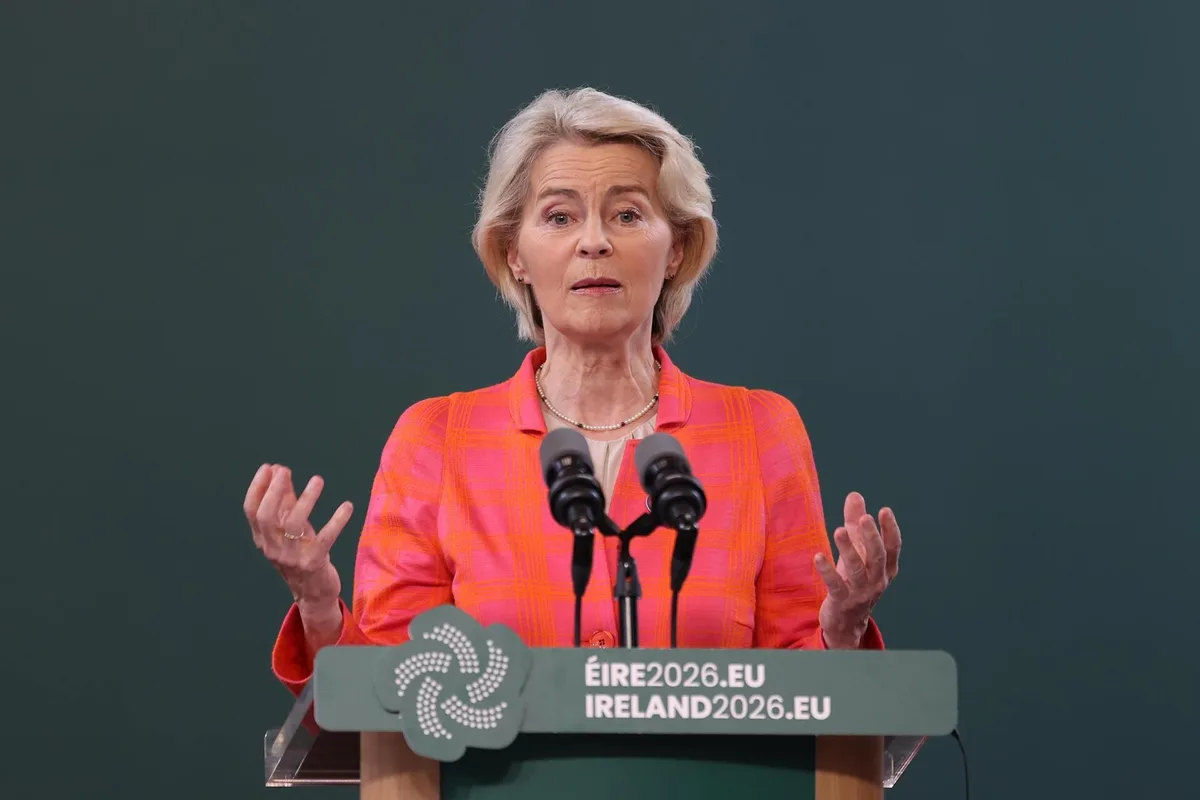 Von der Leyen denuncia una "guerra híbrida" que busca "dividir a la UE" tras la incursión de un dron en Rumanía