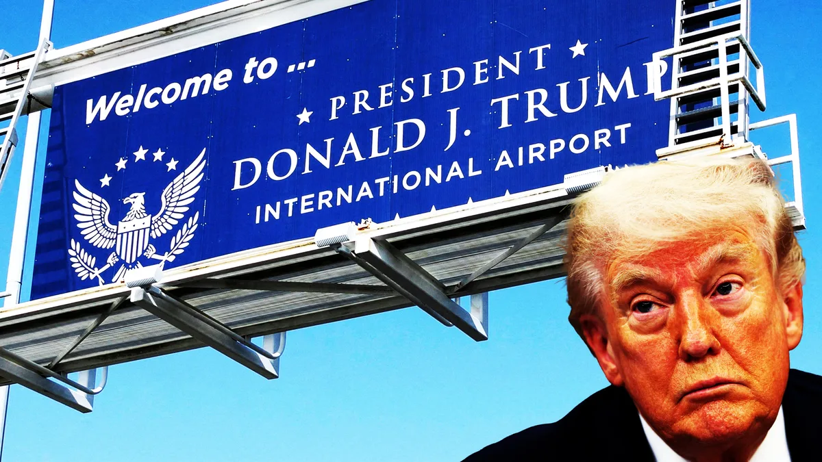 Trump’s Vanity Airport Name Change Plunges Travelers Into Chaos