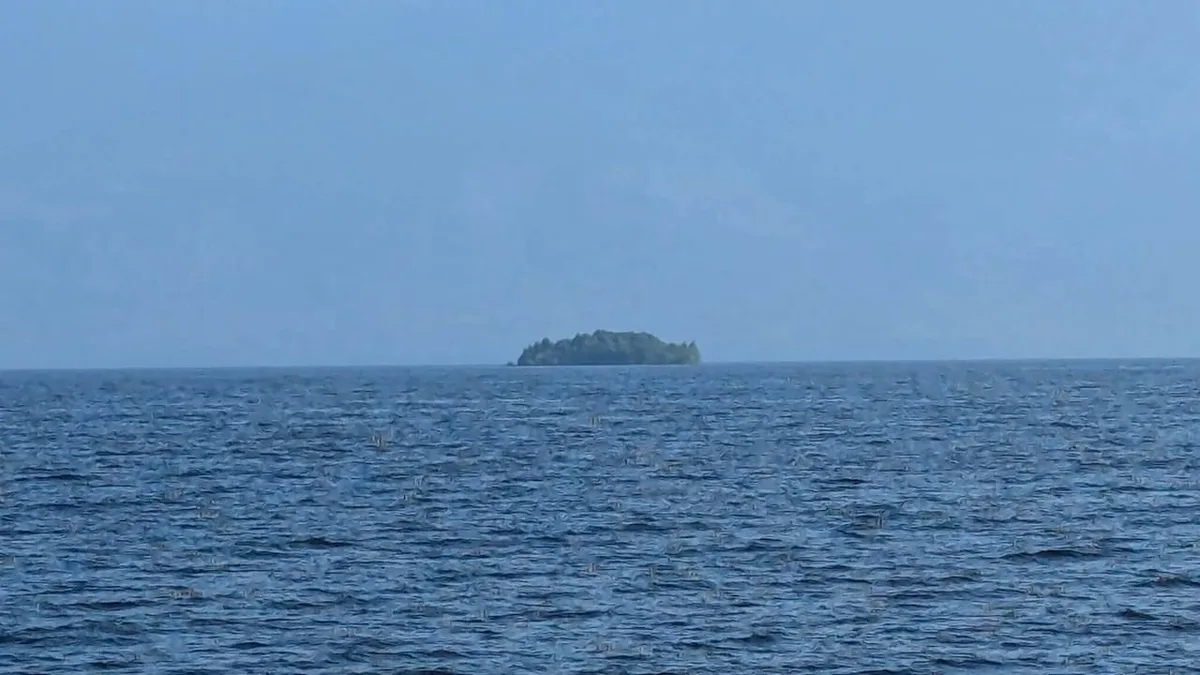 In Kanada - Mysteriöse Insel taucht plötzlich in See auf