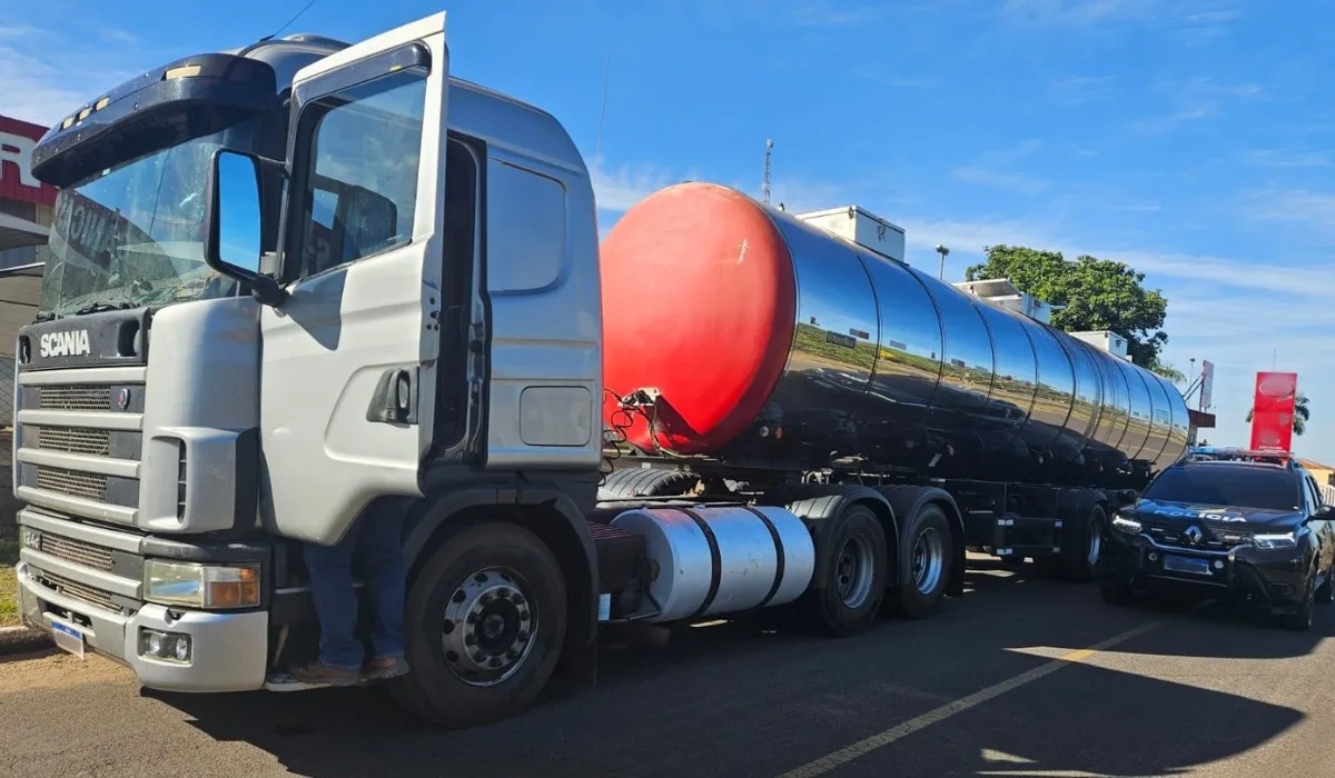 Motorista é preso após inventar roubo de carga de sebo bovino avaliada em mais de R$ 140 mil no interior de SP