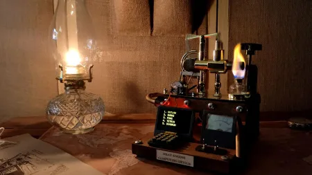 Feuer statt Netzteil: Maker baut Computer mit Stirlingmotor
