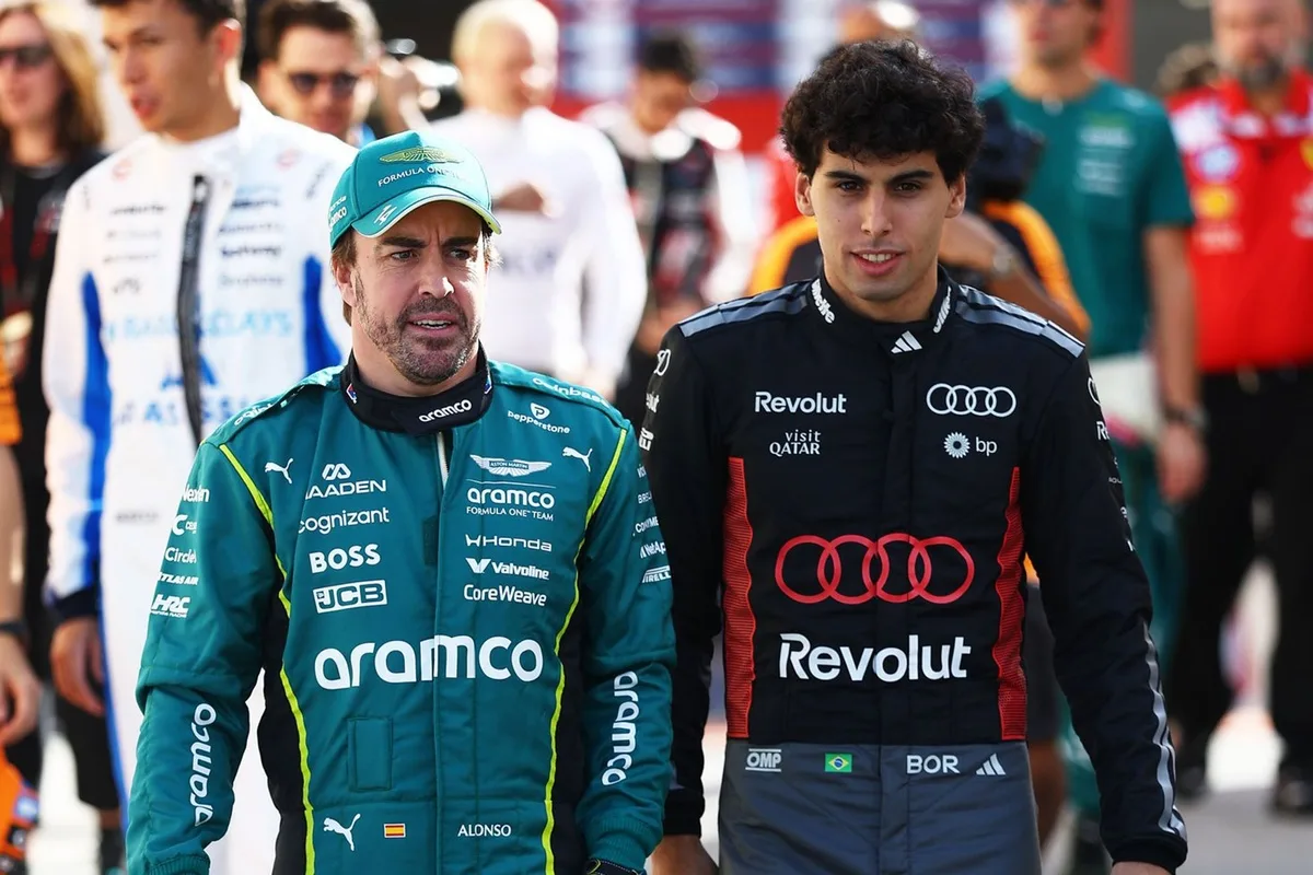 Bortoleto revela como Alonso é longe das câmeras da F1