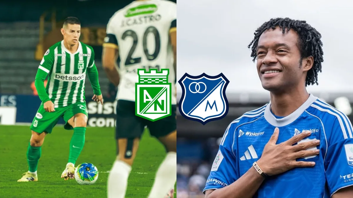 Boletería para uno de los clásicos del fútbol colombiano: Atlético Nacional de James Rodríguez, ante el Millonarios de Juan Guillermo Cuadrado