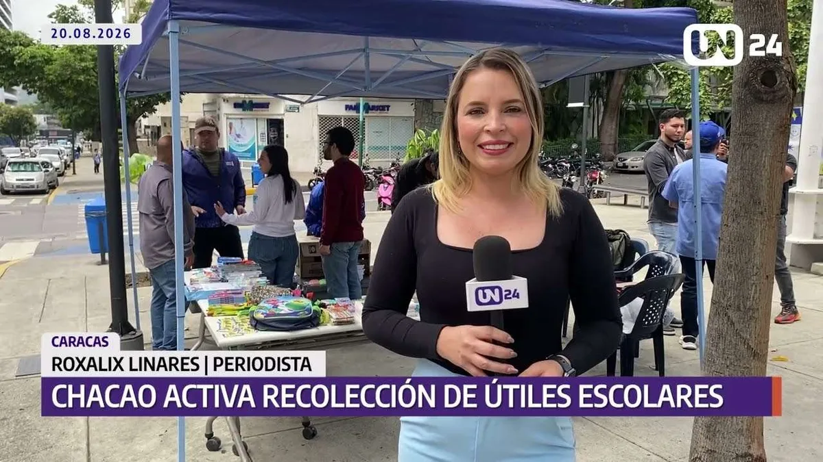 Chacao activa jornada de recolección de útiles escolares