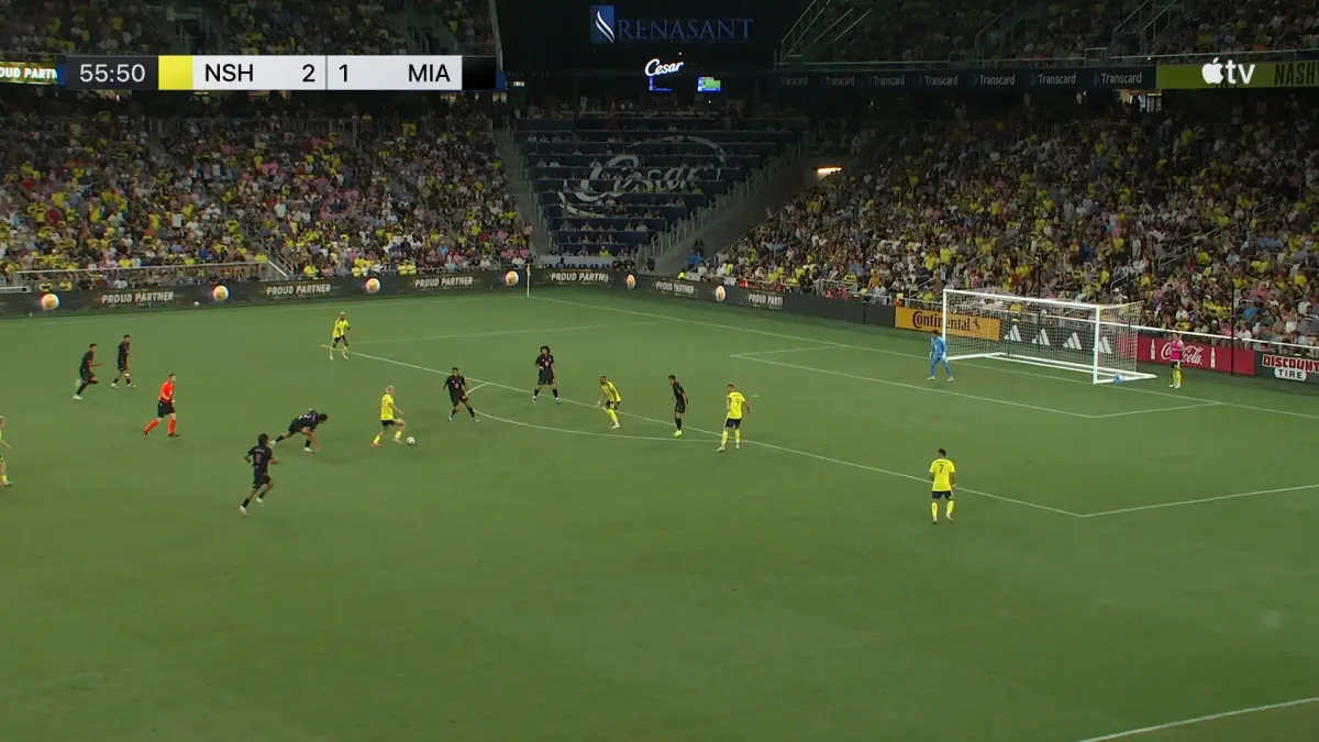 Confira o belo gol de calcanhar de Surridge, do Nashville, contra o Inter Miami