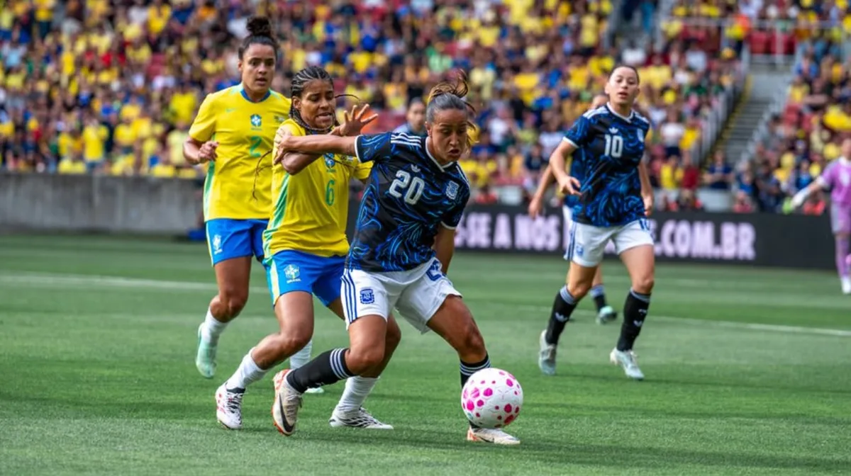 La Selección argentina perdió 3-1 ante Brasil en un amistoso de preparación para el Mundial femenino 2027