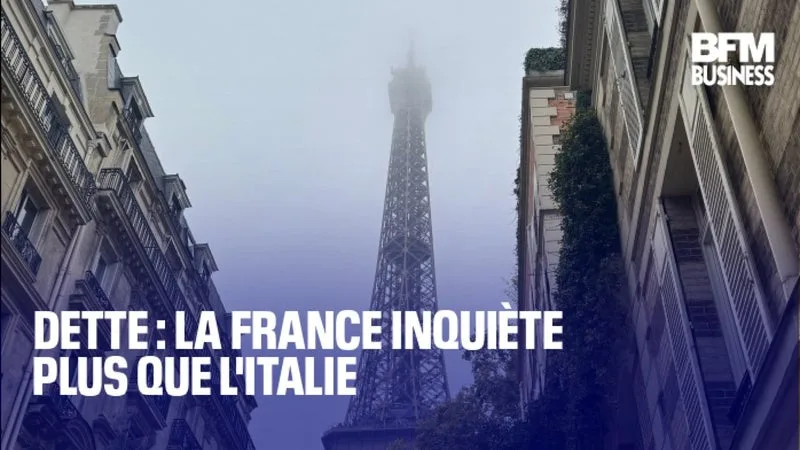 Dette : la France inquiète plus que l'Italie