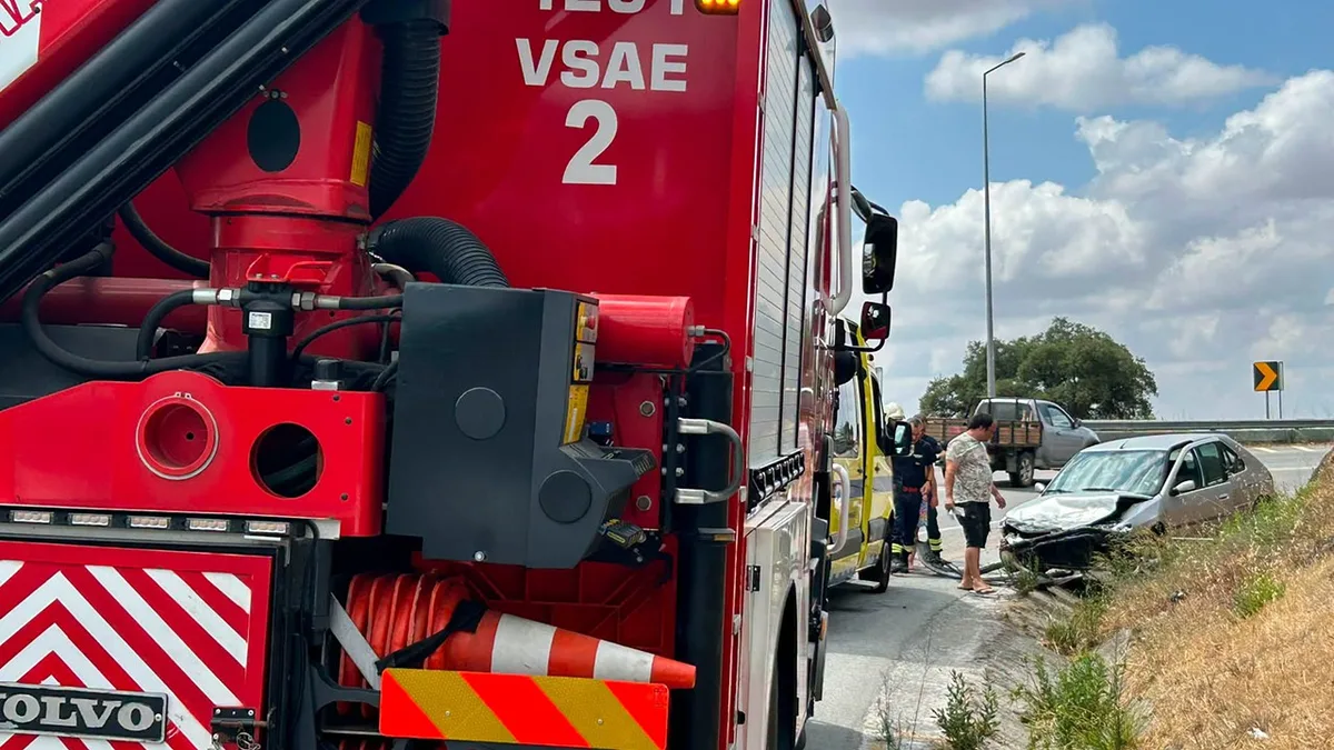 Portalegre: Acidente na curva da Penha