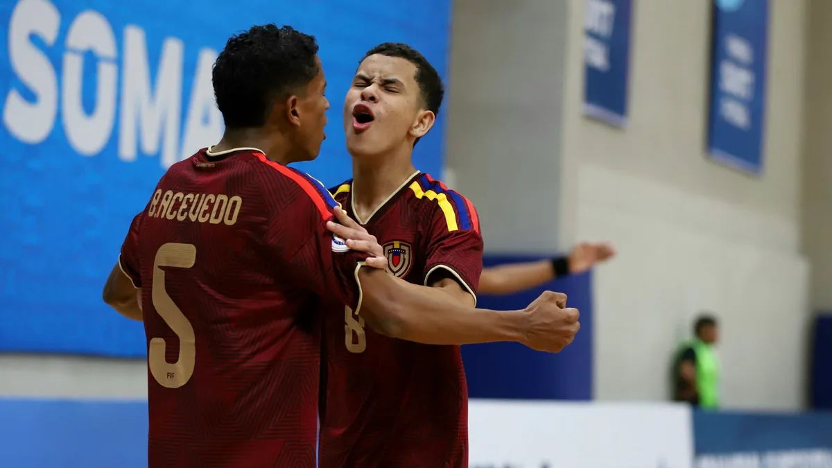 La Vinotinto clasifica como líder de grupo a las semifinales del Sudamericano Sub-17 de futsal