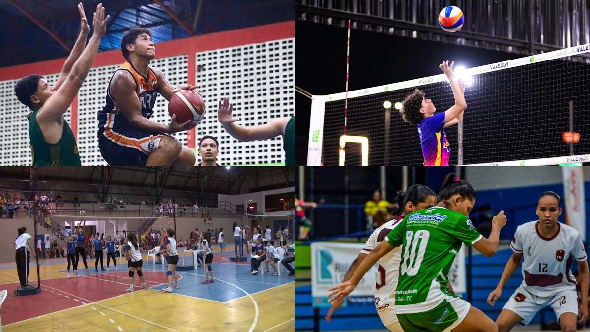 Agenda ge Roraima: fim de semana tem basquete, voleibol e mais