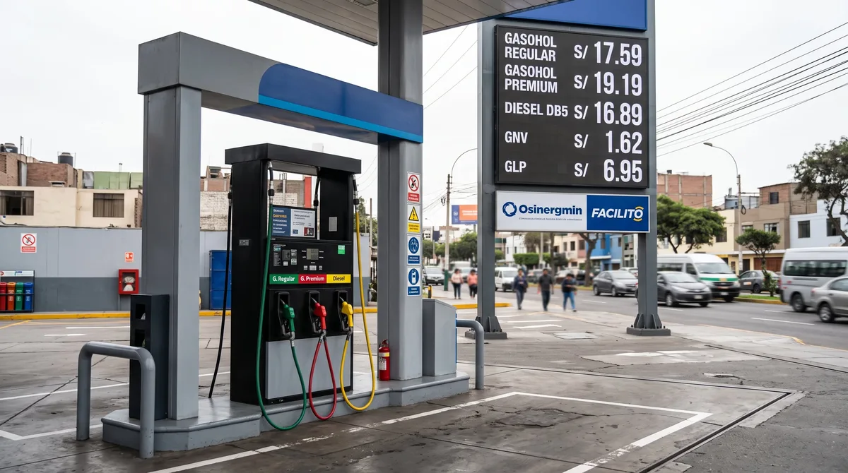 Precio del GNV, GLP, diésel y gasolina en Perú para hoy, domingo 11 de octubre de 2026