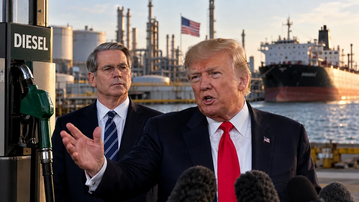 Trump avalia proibir exportações de diesel americano