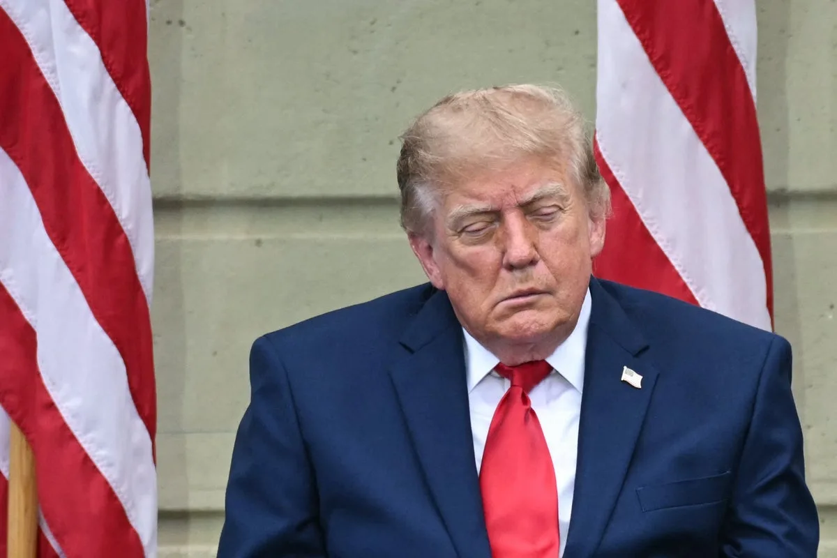 Internet mocks Trump and accuses him of falling asleep during 9/11 remembrance at the Pentagon