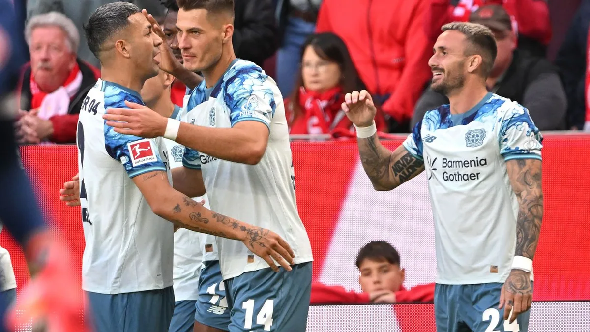 Fußball-Bundesliga: Spannung bis zum Abpfiff: Leverkusen schlägt Mainz 05 knapp