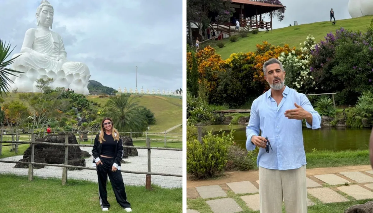 Buda de Ibiraçu completa 5 anos; relembre as visitas de Marcos Mion, Giovanna Antonelli, Paulo Vieira e outros famosos