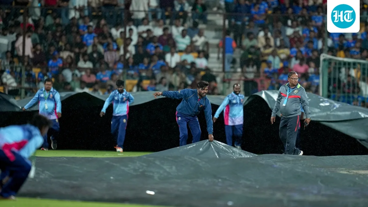 IND vs WI, Highlights, 5th T20I: Decider called off after just 7.4 overs due to rain; series ends at 2-2