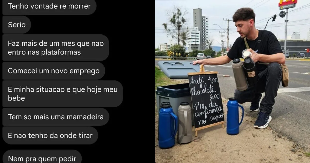 ‘Mulheres são a maioria’: jovem que recomeçou vendendo café no semáforo após perder tudo em apostas foi procurado por mais de 700 pessoas com ludopatia em SC