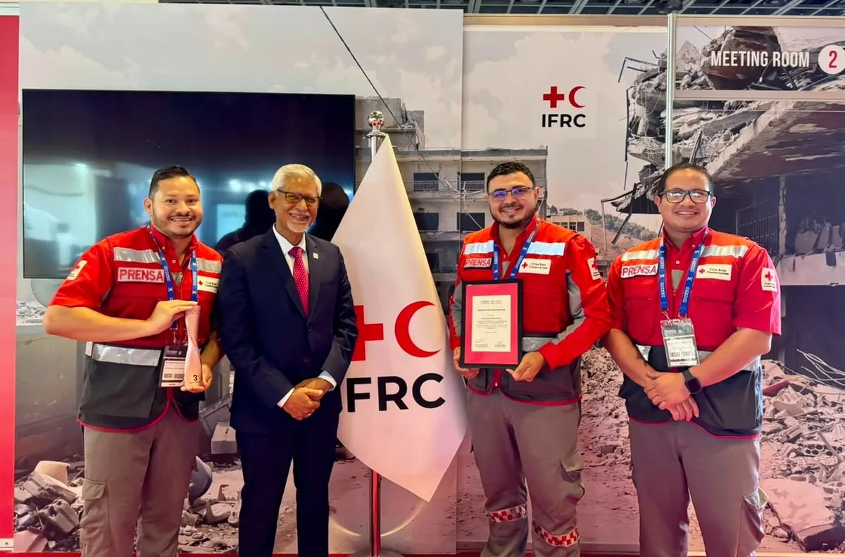 Cruz Roja Costarricense logra tercer lugar en Copa Mundial de Primeros Auxilios en Dubái