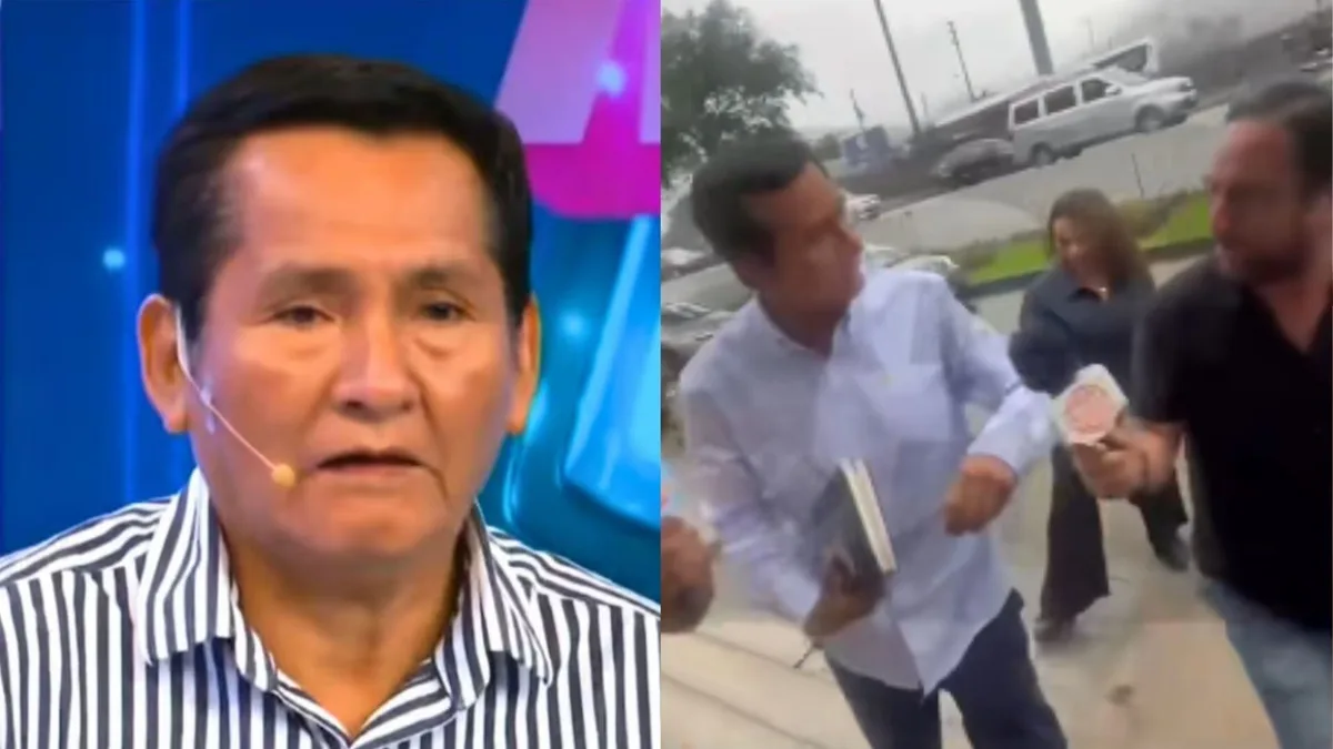 La violenta reacción de Óscar Custodio con la prensa al llegar a Ministerio Público por caso de Naldy Saldaña