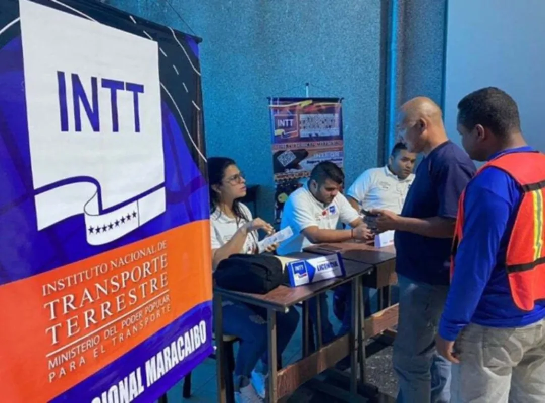 El INTT desplegará operativo especial de trámites vehiculares en cinco estados del país entre el 15 y el 18 de septiembre