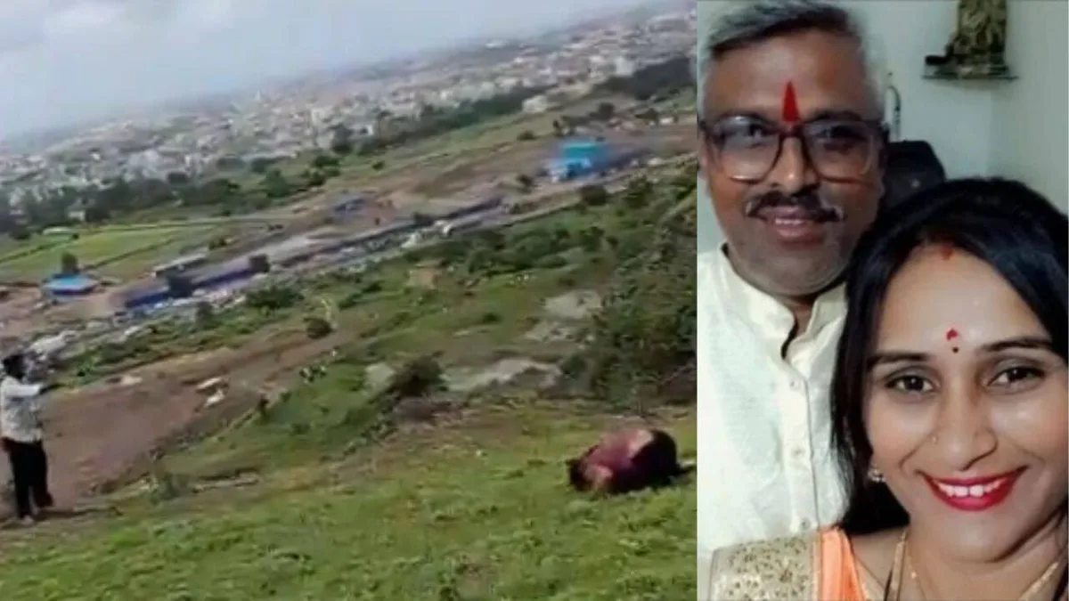 Maha hill tragedy: New video shows mother kneeling before son, begging him to step back