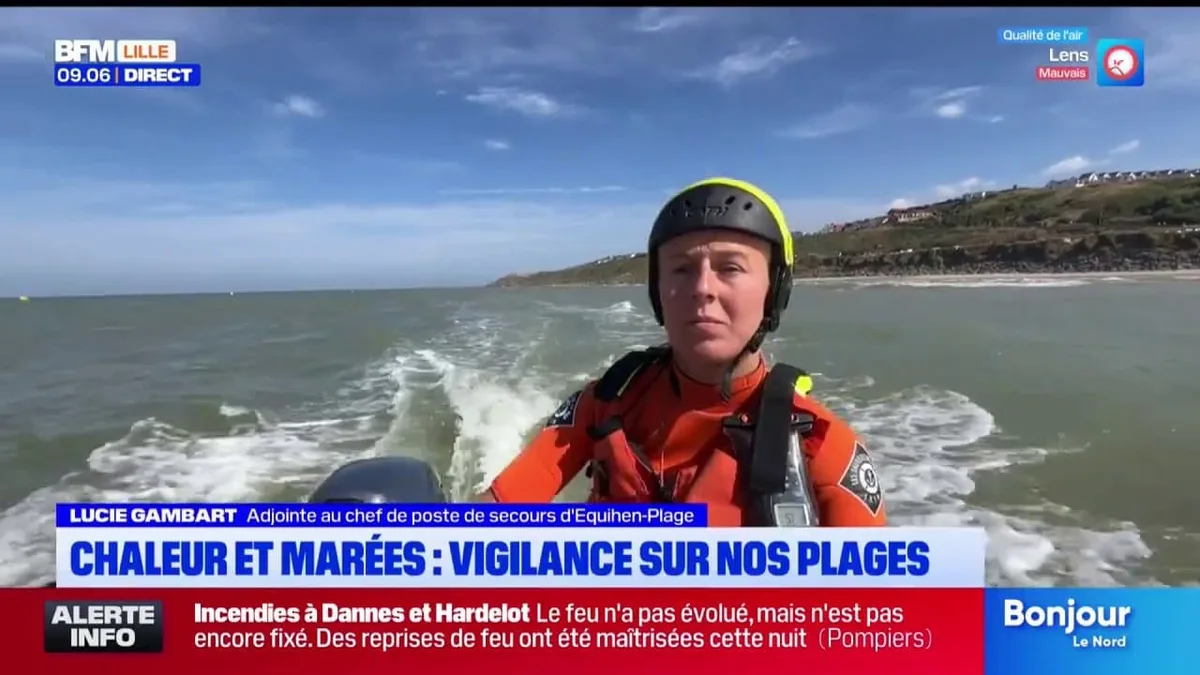 À Équihen, la SNSM mobilisée chaque été pour surveiller les vacanciers