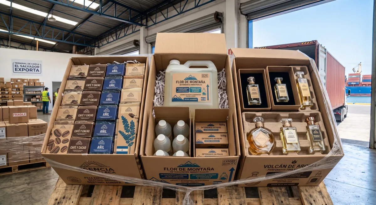 Las exportaciones salvadoreñas de jabones, detergentes y perfumes suben a USD 13.8 millones en el primer semestre de 2026