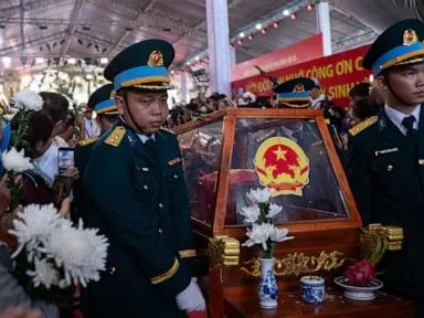 Vietnam buries remains of 731 war dead nearly 6 decades after the Tet Offensive