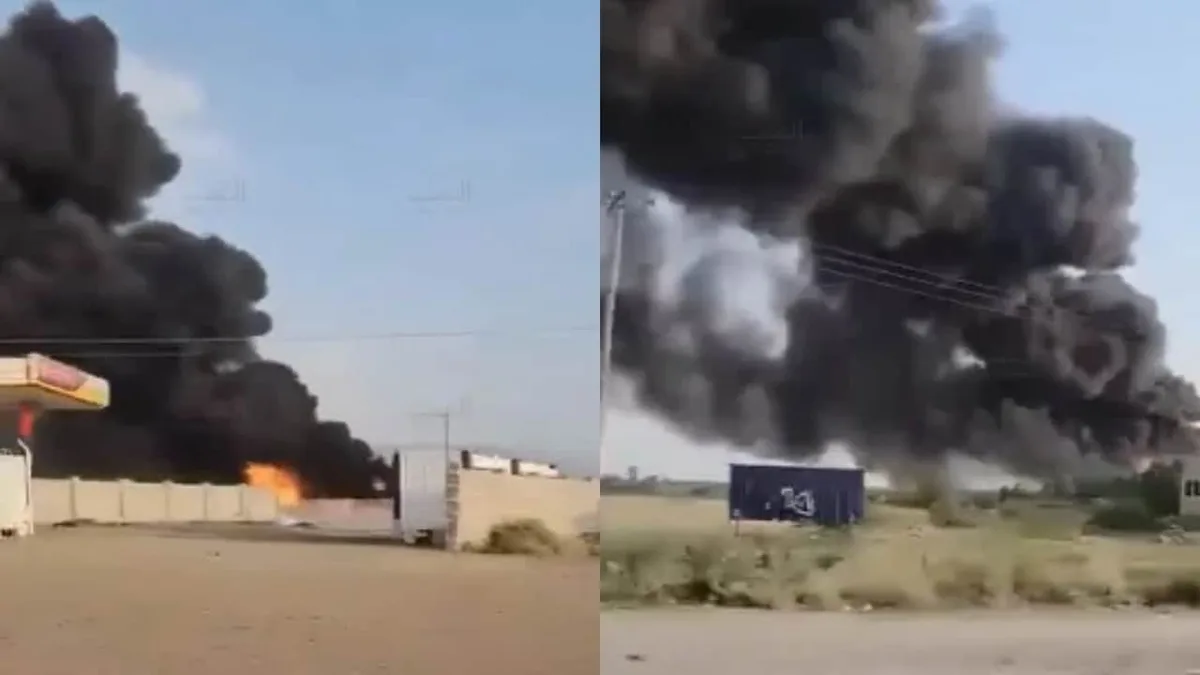 Saudi-Led Coalition Strikes Yemen Oil Site, Videos Show Thick Cloud Of Smoke