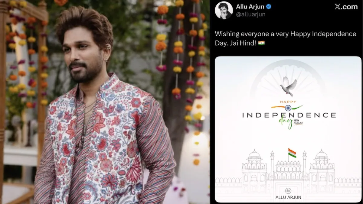 Allu Arjun Faces Flak Over Independence Day Post, Deletes It Later