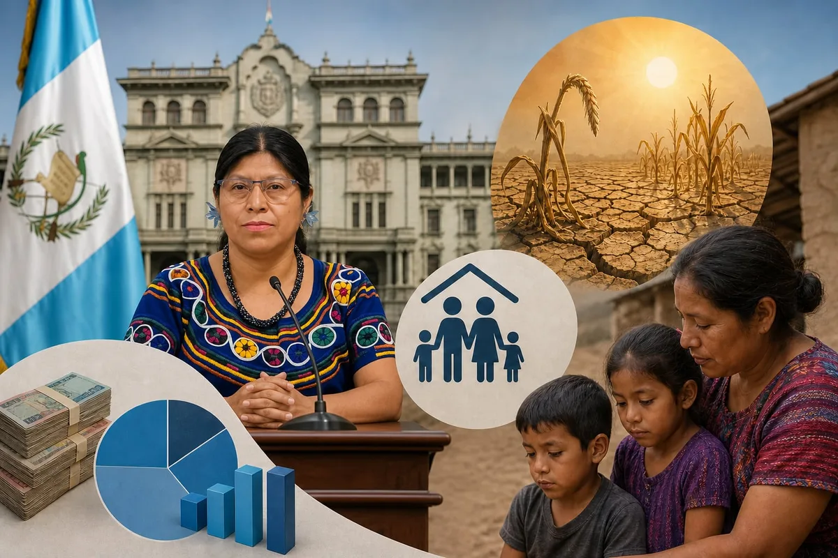 Diputada de oposición en Guatemala, Sonia Gutiérrez presenta una Ley del Bono Temporal de Emergencia Familiar en respuesta a la sequía